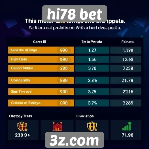 Estatísticas de uso da plataforma hi78 bet
